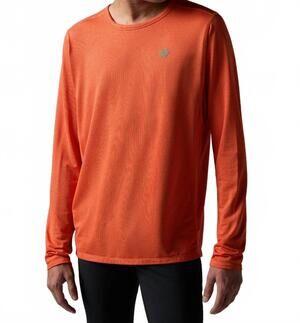 NEW RABBIT layer one long sleeve top in spicy orange